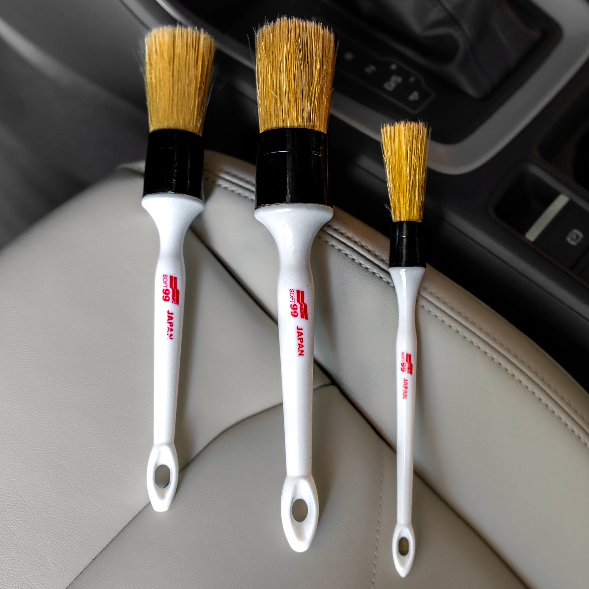 Soft99 Car Care Brushes Set, a set of brushes for exterior and interior 6 pcs.