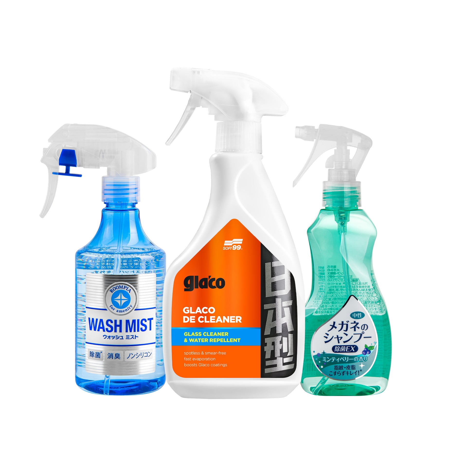 Car and glasses set, car and glasses care products