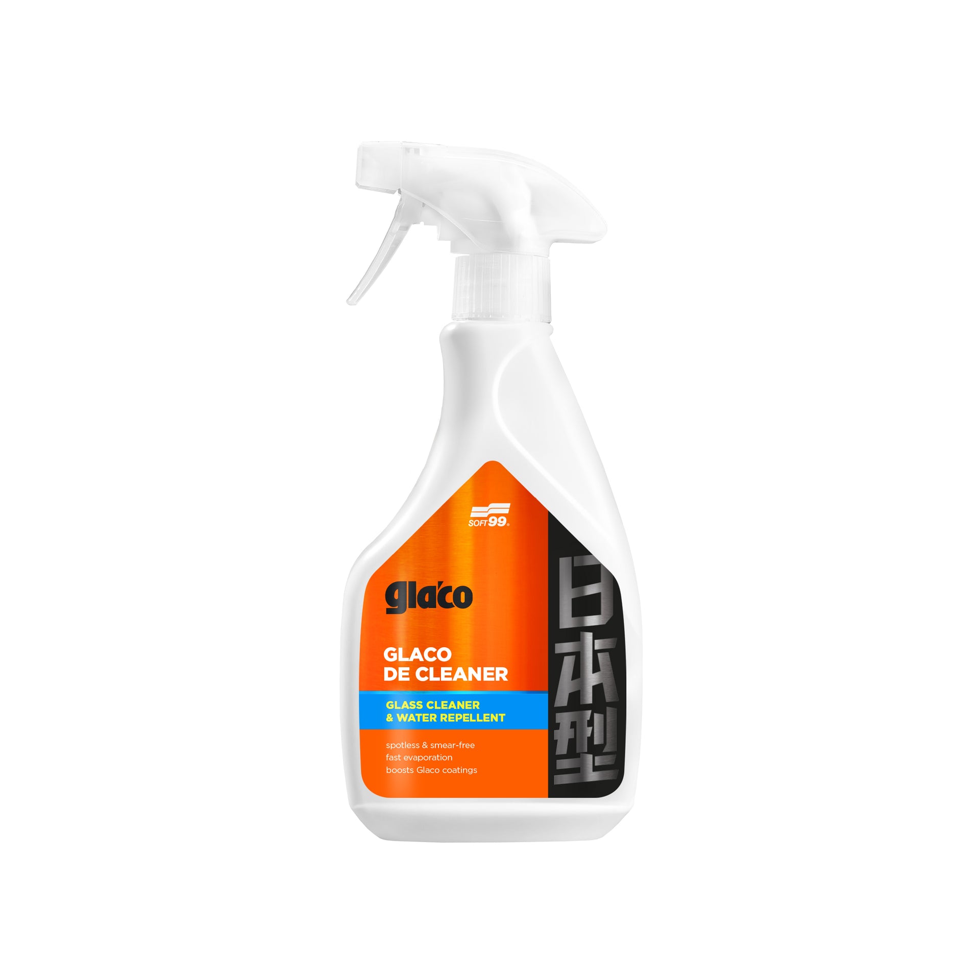 Glaco De Cleaner, glass cleaner and Glaco booster, 500 ml
