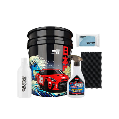 Soft99 Bucket Set, car care product set with a bucket and Grit Guard